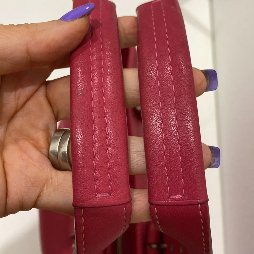Coach Vintage Pink Purse Soho Satchel J04S-4295 Bag RARE Color - Picture 4 of 14